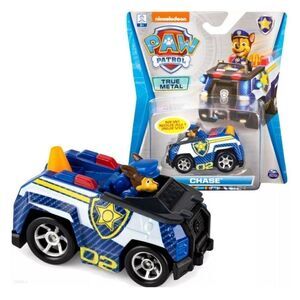 Paw Patrol Chase True Metal Police Badge Racer Car NEW